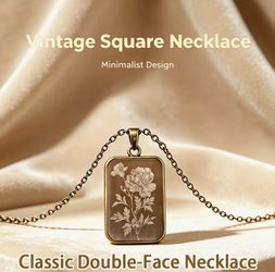 🔥✨VINTAGE STYLE GLASS NECKLACE