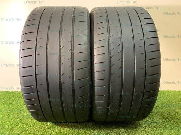 R126 275 35 19 Michelin Pilot Sport 4 S - 2 used tires 275/35R19