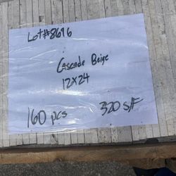Lot#8696 Cascade Beige 12x24