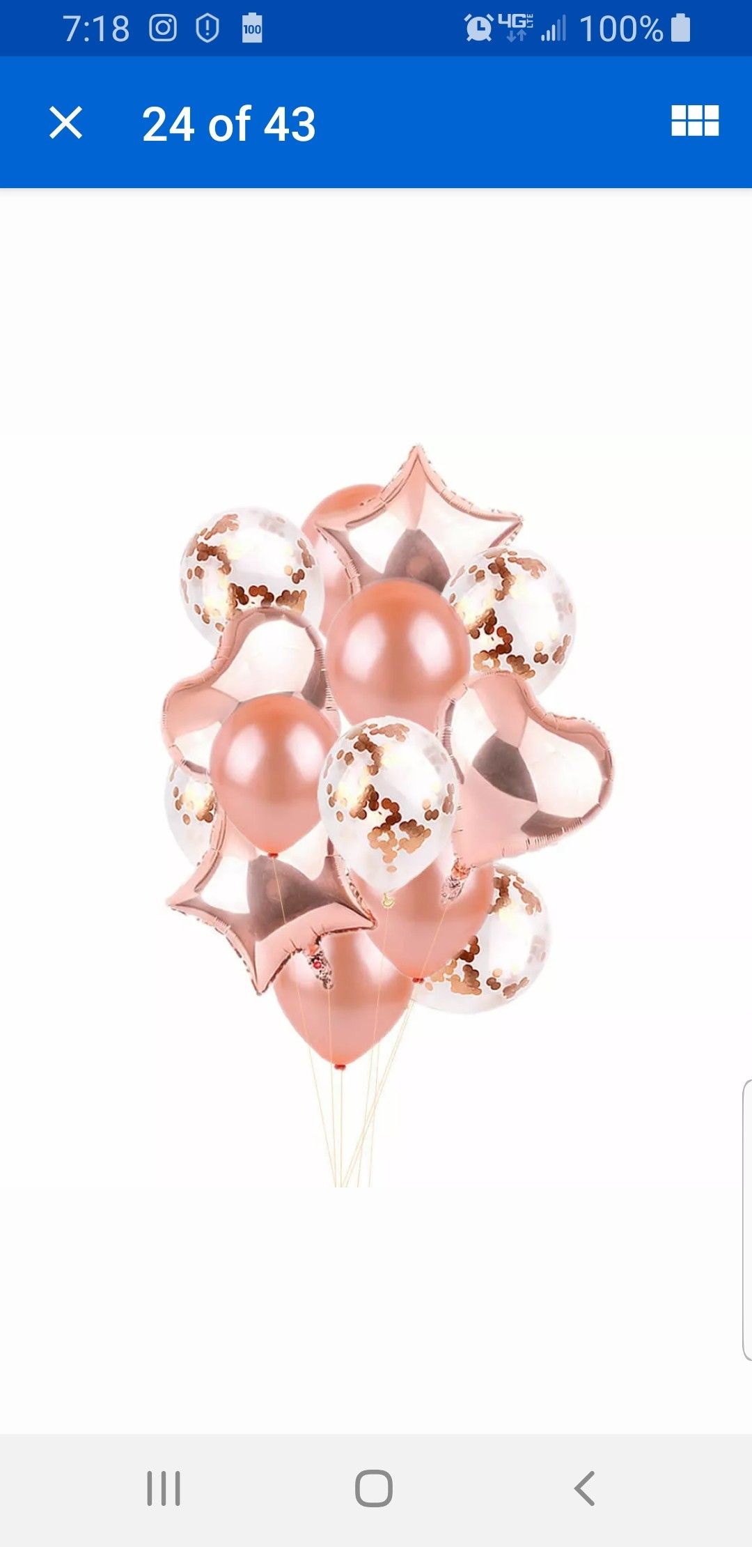 Rose Gold Balloons
