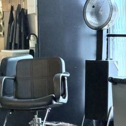 Salon Chair And Good Dryer Combo 