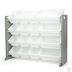 Grey toy storage