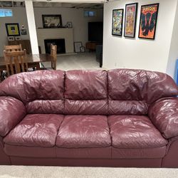 Leather Couch 