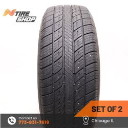 Set of 2 Used  10/32    225/60R17  99H  Uniroyal  Tiger Paw Touring A/S