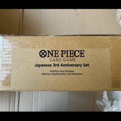 ONE PIECE CARD GAME Japanese 3rd ANNIVERSARY SET (English Version)