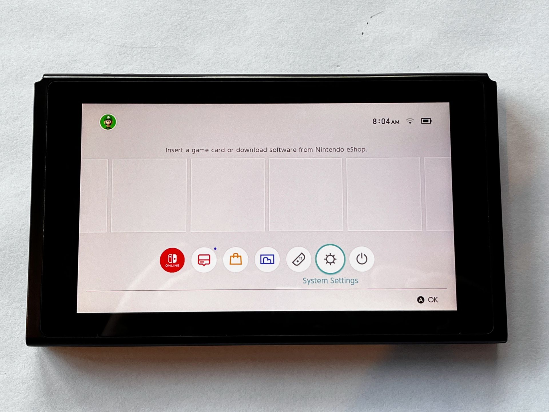 Nintendo Switch V1 - HAC-001 - All Original - Mint Screen 