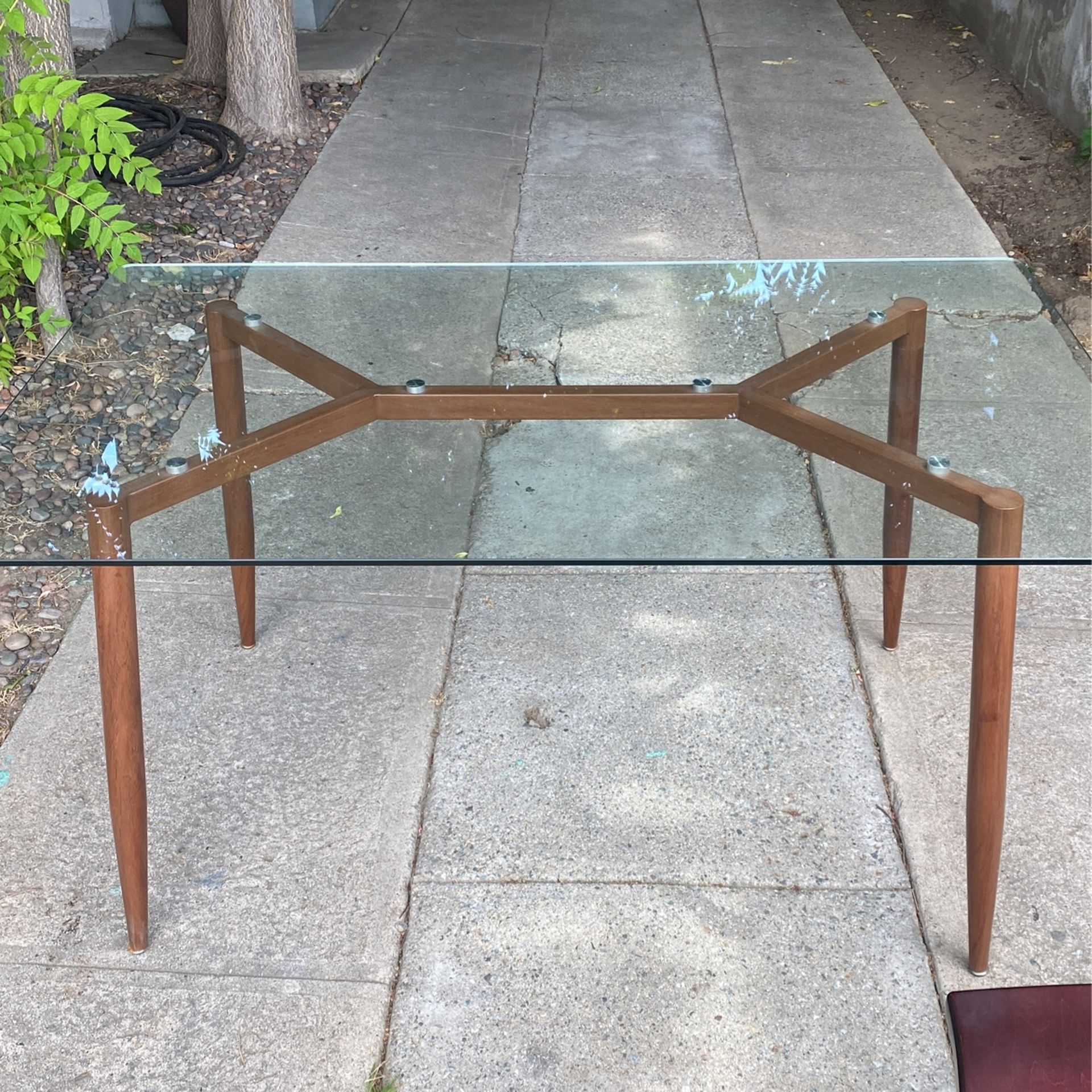 Glass Dining table