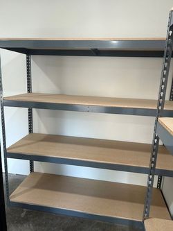 Boltless Shelving 72 in W x 24 in D Warehouse 4 Tier Racks Stronger Than Homedepot Lowes And Costco Delivery Available       