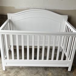 White Infant Crib