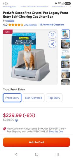 Cat litter box lightly used