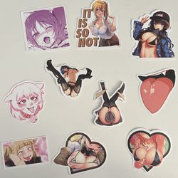 Cute Sexy Anime Girl Stickers 