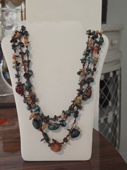 Torquoise and Agate Necklace