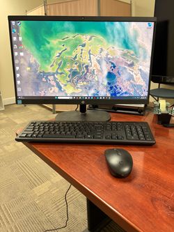 HP Monitor with Keyboard and Mouse