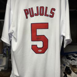 Albert Pujols Signed Jersey With Coa
