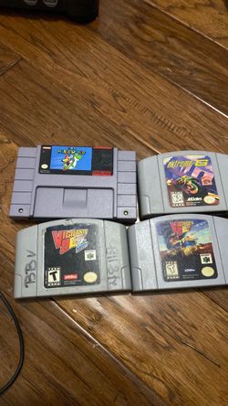 Retro Game Cartridge Lot – SNES & N64