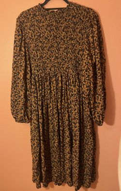 Long Brown And Black Dress