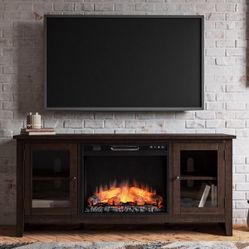 ARIZONA TV STAND W/ FIREPLACE(60 Inch)