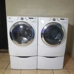 Whirlpool Washer And Electric Dryer Free Deliver And Install 3 Month Warranty 