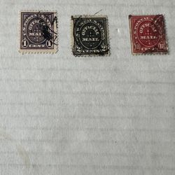 United States 1911 Set O124-O126 Stamps Used