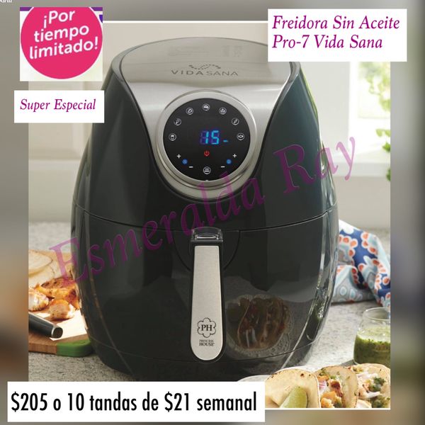 Tenemos la (Air Fryer) la Freidora PRO 7 de Princess House para que