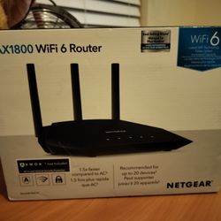 Netgear AX1800 WiFi 6 Router