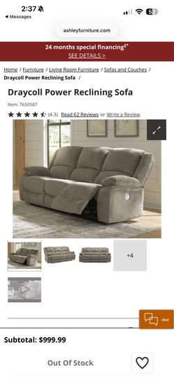 Living Room Set From Ashley’s Furniture