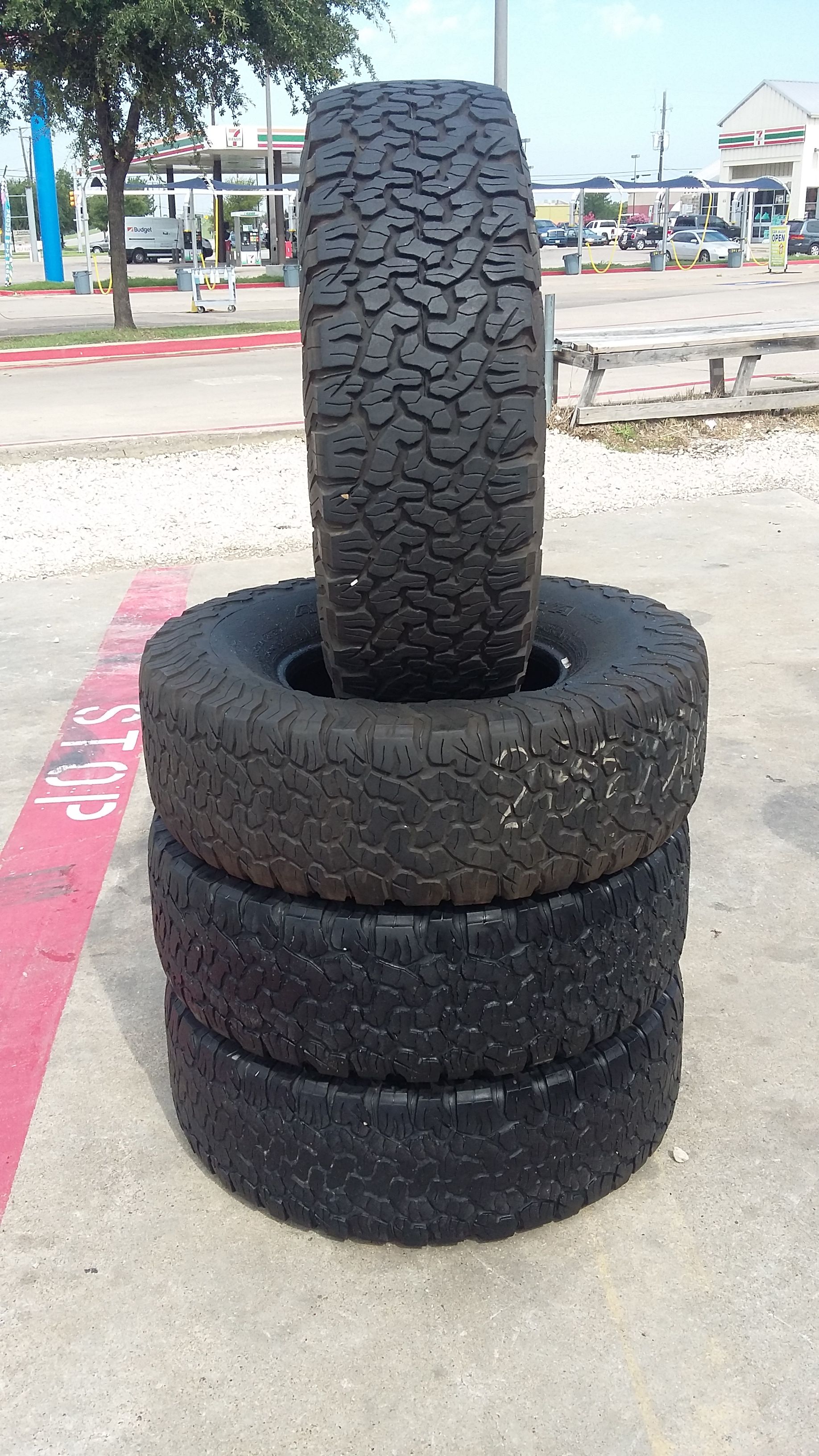 4 Used LT 285/75/16 BFGoodrich All-Terrain T/A Tires