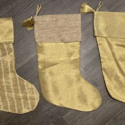 Set Of 3 Stockings 