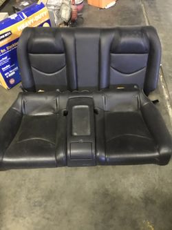 G37 rear seats