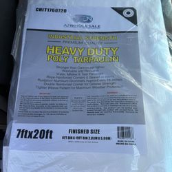 7x20 Heavy Duty Poly Tarp