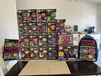 Black Light Funko Lot 
