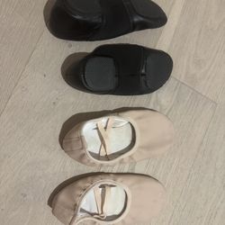 Dynadans Leather Upper Slip-on Jazz Shoe for Girls and Boys