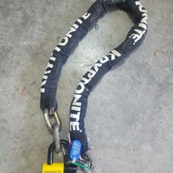 Chain and Lock Kryptonite Safety