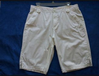 White Women's  Shorts. 