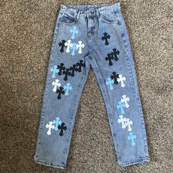 Size 32 Chrome Heart Jeans