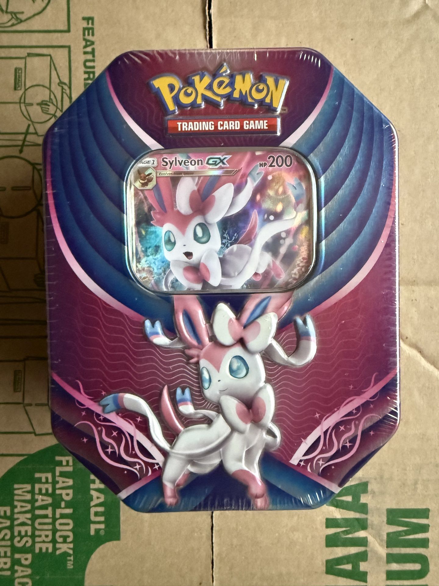 pokemon card sylveon gx Evolution Celebration Tin: Sylveon GX main image 0