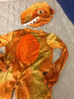 Boys Plush Dinosaur Halloween Costume Sz 3t -4t