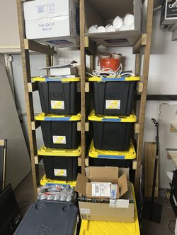 Storage Bin Shelves