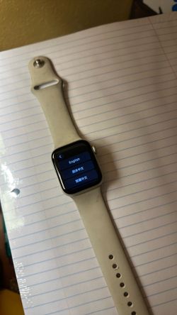 Apple Watch SE with charger