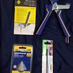 Dep Vice Grip, Diamond Milling Cone, Saber Saw Blade 5/16 Punch Out