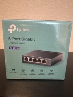 TP-Link 5-Port Gigabit Desktop Switch (TL-SG705) New Sealed