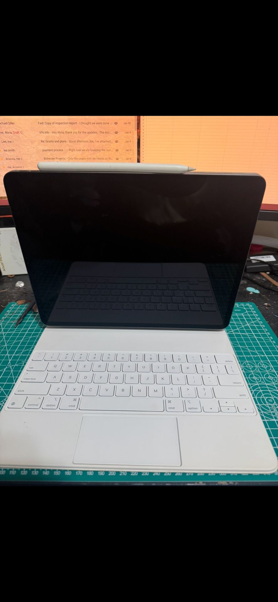 iPad Pro 5th Gen With Apple Pencil (1st) And Magic Keyboard