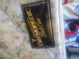 King size bed box spring and frame in great condition