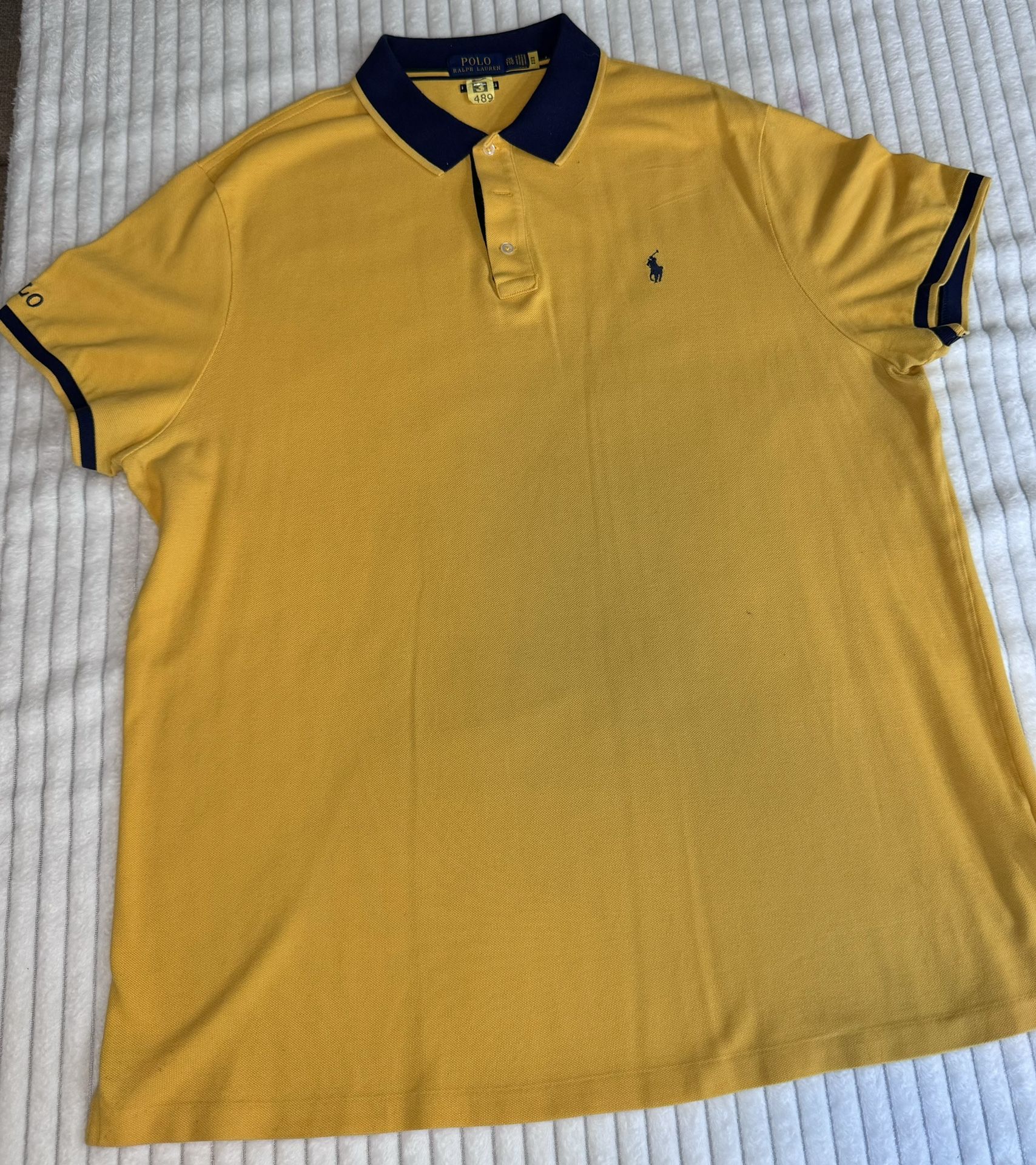 Polo Ralph Lauren Yellow Shirt XXL TTG