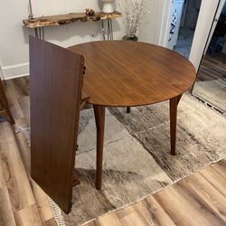 West elm round expandable dining table deals