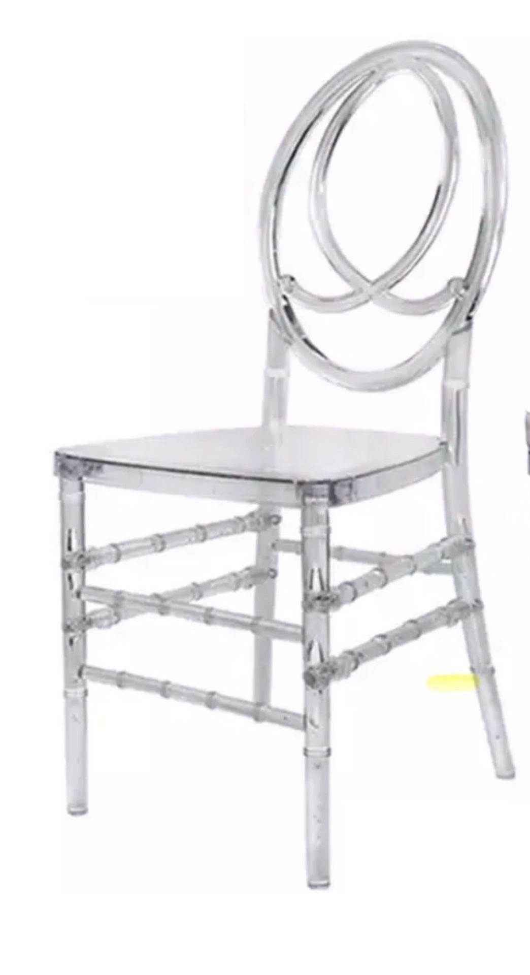 Clear Ghost Event Space Chairs