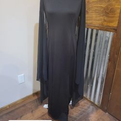 New Women's Black Long Dress