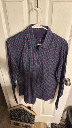Bugatchi Classic Fit Plaid Button-Down Shirt