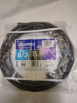 Romex 8/3 15ft. $30 Firm