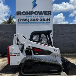 2017 Bobcat T590 Skid Steer Loader Open Cab